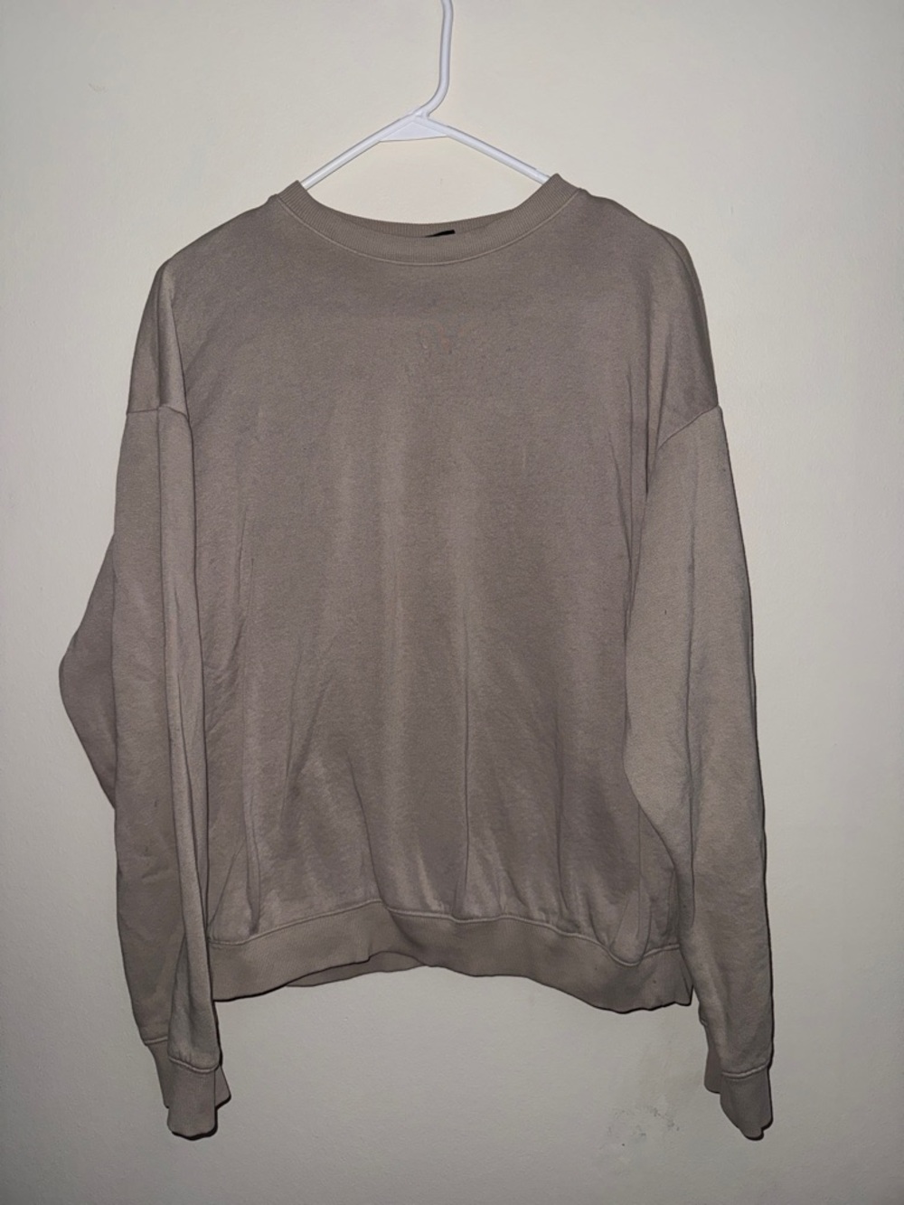 H&M Crewneck Sweatshirt - Taupe Beige